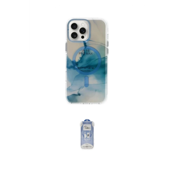 ieg™ iPhone 16 Pro Max Kılıf Ufuk Doku Prime - Siyah Joko Magic 5D Cam