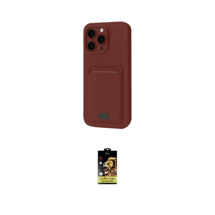 ieg™ iPhone 16 Pro Max Kılıf Vadi Çizgi Prime - Siyah Buffer Cam Ekran Koruyucu