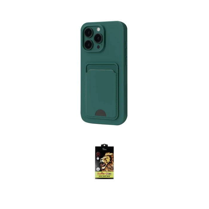 ieg™ iPhone 16 Pro Max Kılıf Vadi Çizgi Prime - Siyah Buffer Cam Ekran Koruyucu