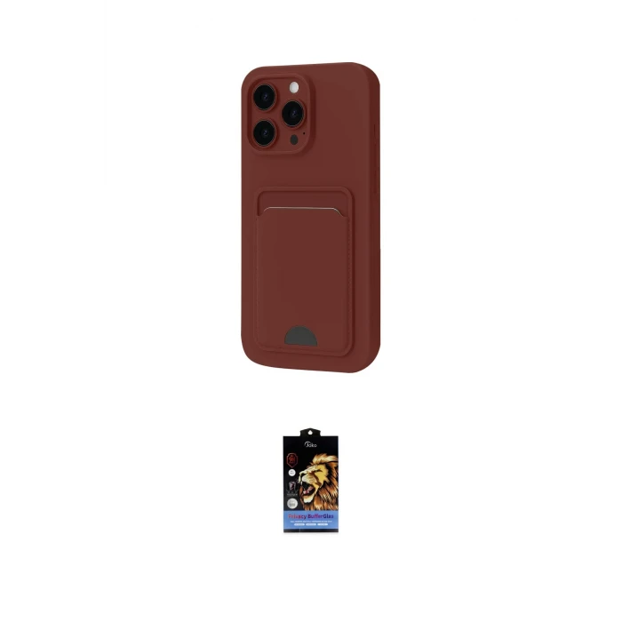 ieg™ iPhone 16 Pro Max Kılıf Vadi Çizgi Prime - Siyah Buffer Hayalet Cam Ekran Koruyucu