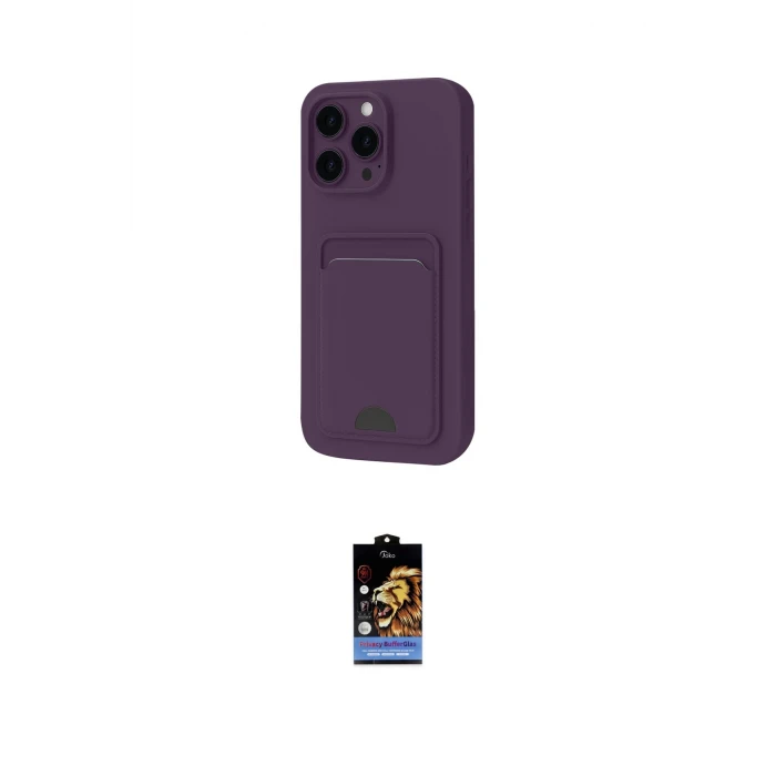 ieg™ iPhone 16 Pro Max Kılıf Vadi Çizgi Prime - Siyah Buffer Hayalet Cam Ekran Koruyucu