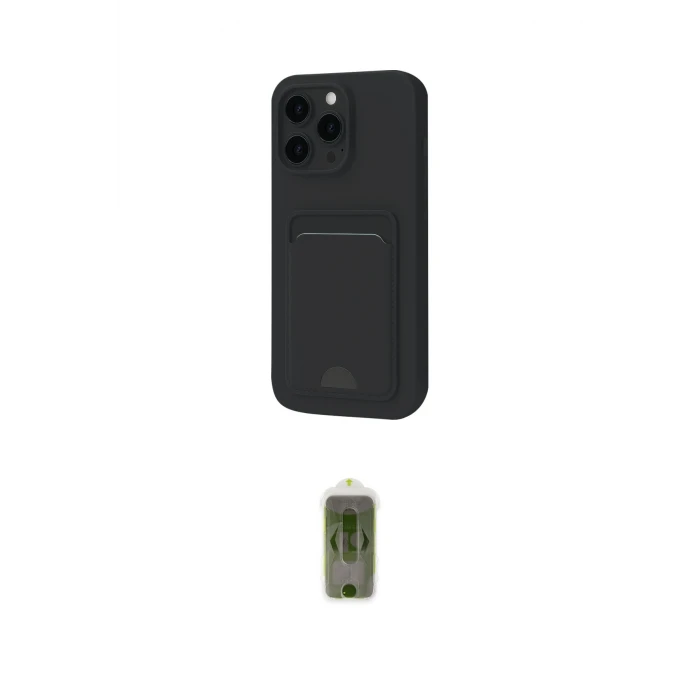 ieg™ iPhone 16 Pro Max Kılıf Vadi Çizgi Prime - Siyah Joko Magic 5D Hayalet Cam