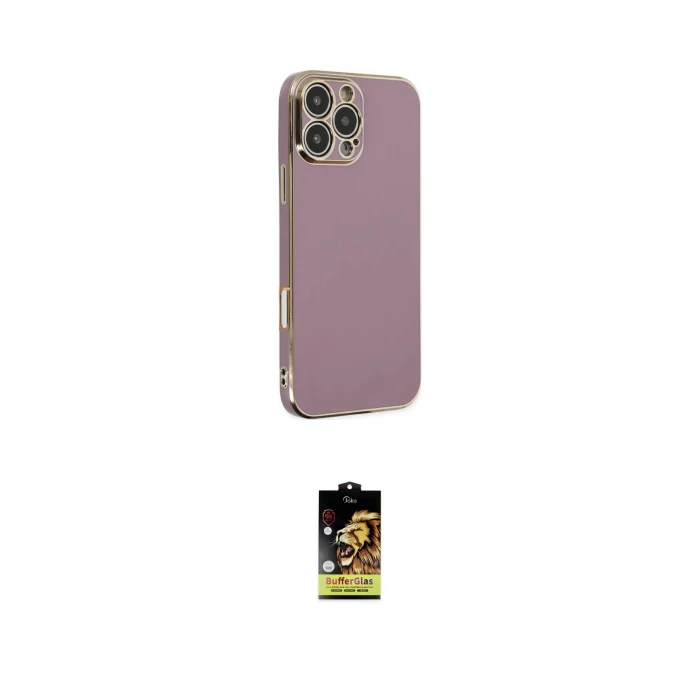 ieg™ iPhone 16 Pro Max Kılıf Yankı Serisi - Siyah Buffer Cam Ekran Koruyucu
