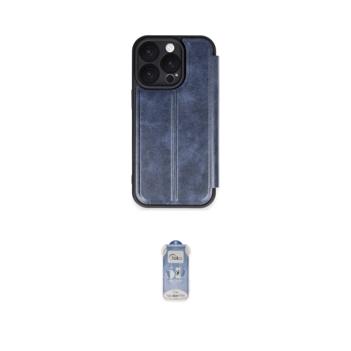 ieg™ iPhone 16 Pro Max Kılıf Zirve Yansıma Serisi - Siyah Joko Magic 5D Cam