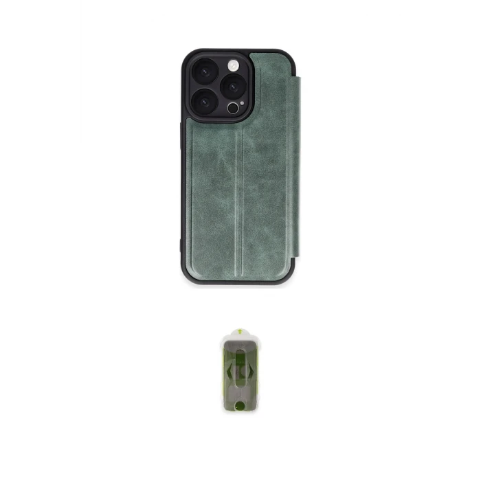 ieg™ iPhone 16 Pro Max Kılıf Zirve Yansıma Serisi - Siyah Joko Magic 5D Hayalet Cam