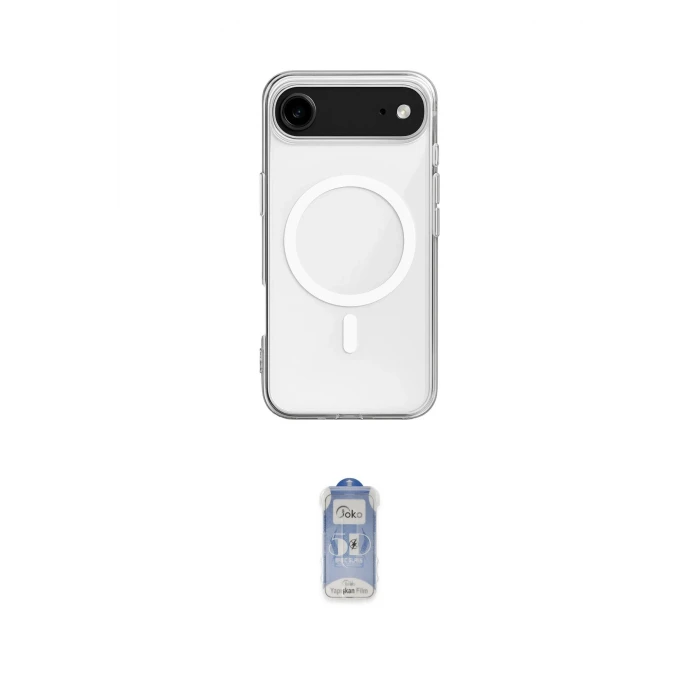 ieg™ iPhone 17 Air Kılıf Ahenk Yansıma Prime - Siyah Joko Magic 5D Cam