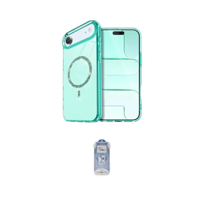 ieg™ iPhone 17 Air Kılıf Kıvılcım Form Prime - Siyah Joko Magic 5D Cam