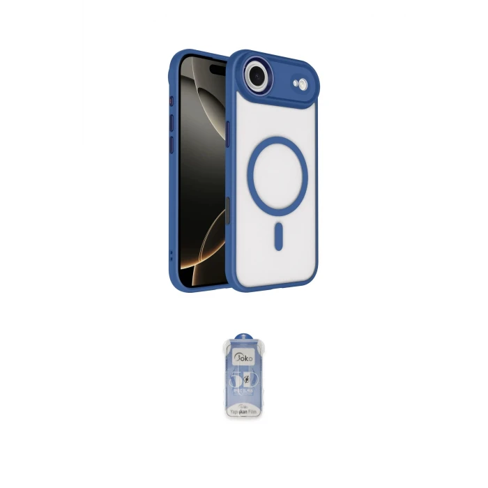 ieg™ iPhone 17 Air Kılıf Kıvılcım Prime - Siyah Joko Magic 5D Cam