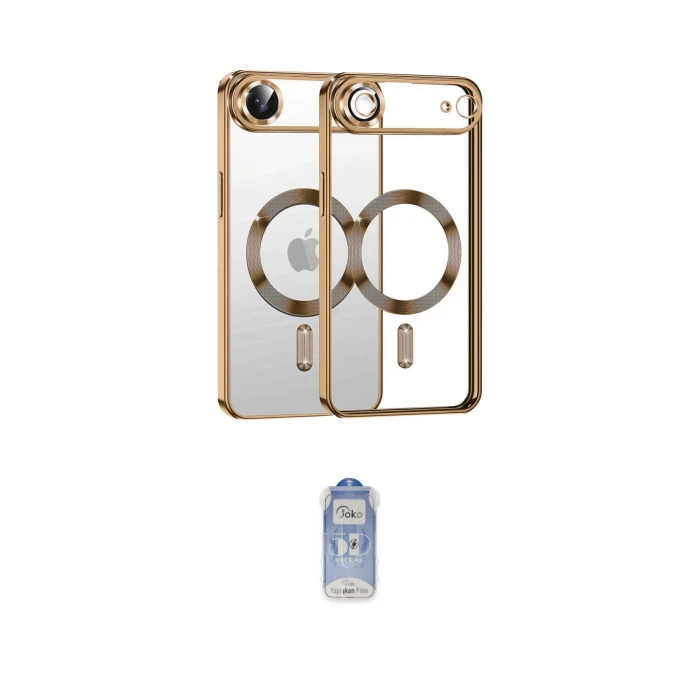 ieg™ iPhone 17 Air Kılıf Nova Işık Özel Seri - Siyah Joko Magic 5D Cam