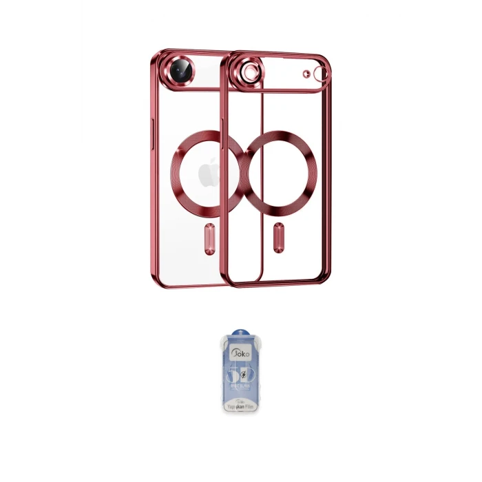 ieg™ iPhone 17 Air Kılıf Nova Işık Özel Seri - Siyah Joko Magic 5D Cam
