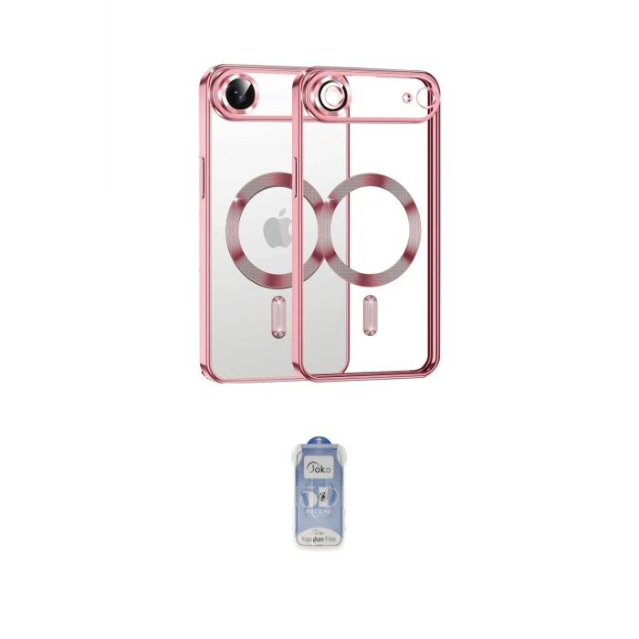 ieg™ iPhone 17 Air Kılıf Nova Işık Özel Seri - Siyah Joko Magic 5D Cam
