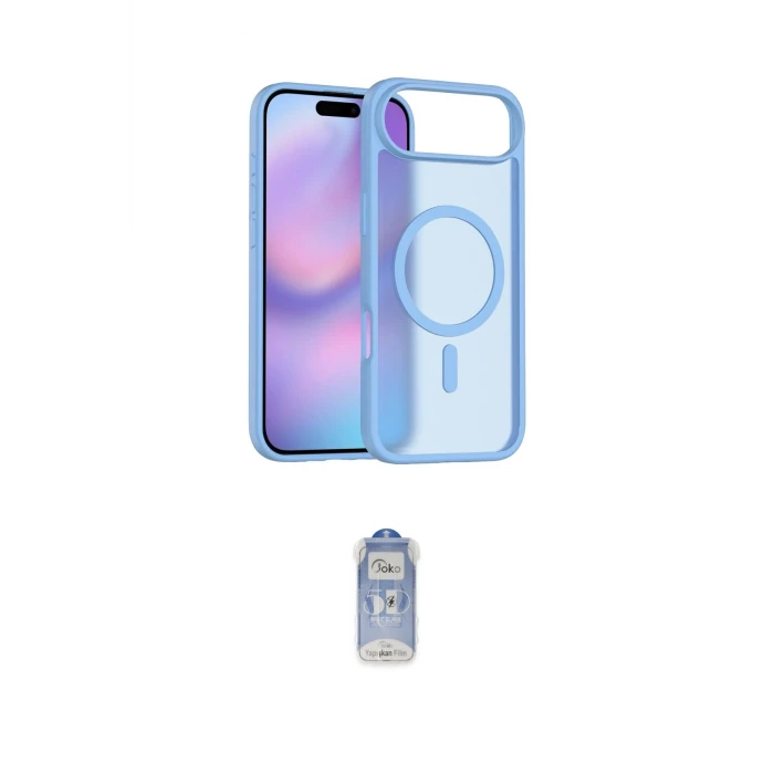 ieg™ iPhone 17 Air Kılıf Siluet Minimal Prime - Siyah Joko Magic 5D Cam