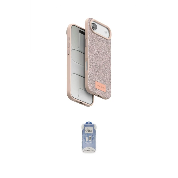 ieg™ iPhone 17 Air Kılıf Vadi Klasik Serisi - Siyah Joko Magic 5D Cam