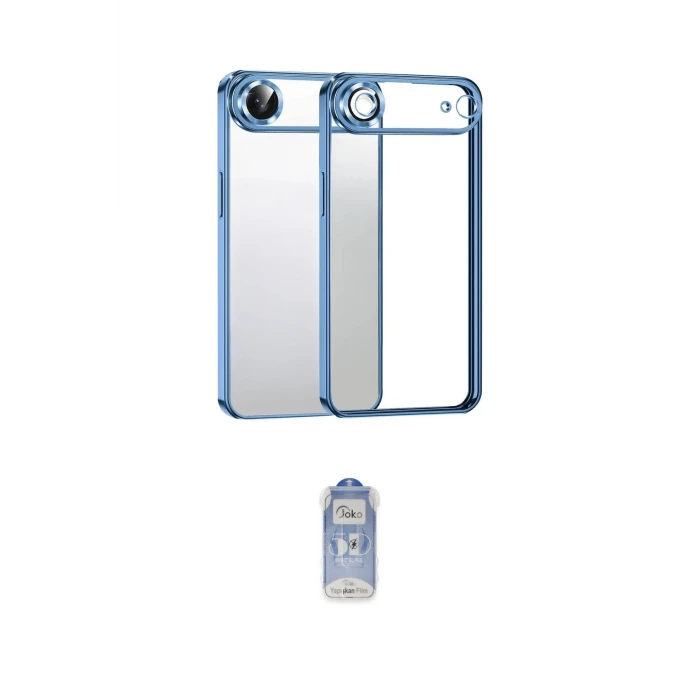 ieg™ iPhone 17 Air Kılıf Vadi Minimal - Siyah Joko Magic 5D Cam