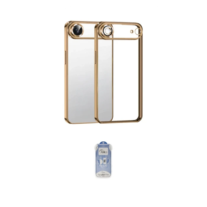ieg™ iPhone 17 Air Kılıf Vadi Minimal - Siyah Joko Magic 5D Cam