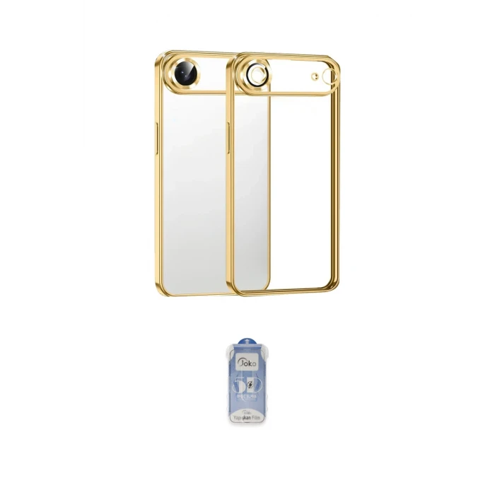 ieg™ iPhone 17 Air Kılıf Vadi Minimal - Siyah Joko Magic 5D Cam