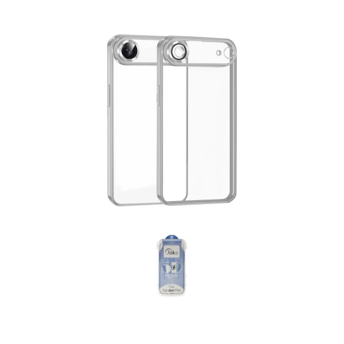 ieg™ iPhone 17 Air Kılıf Vadi Minimal - Siyah Joko Magic 5D Cam