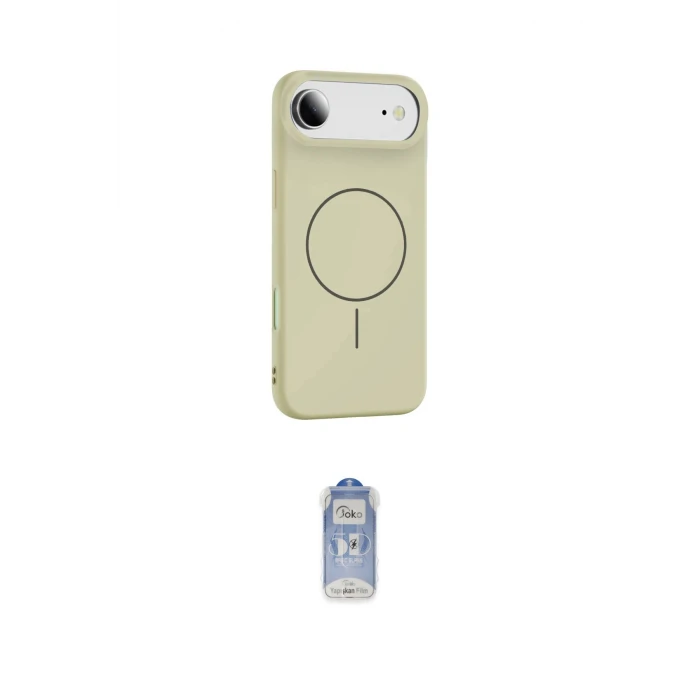 ieg™ iPhone 17 Air Kılıf Yankı Form Serisi - Siyah Joko Magic 5D Cam