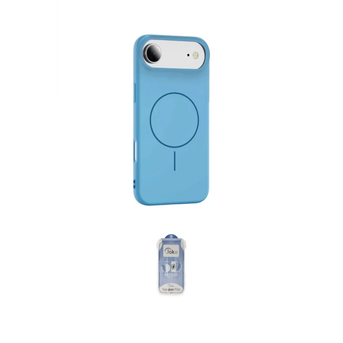 ieg™ iPhone 17 Air Kılıf Yankı Form Serisi - Siyah Joko Magic 5D Cam