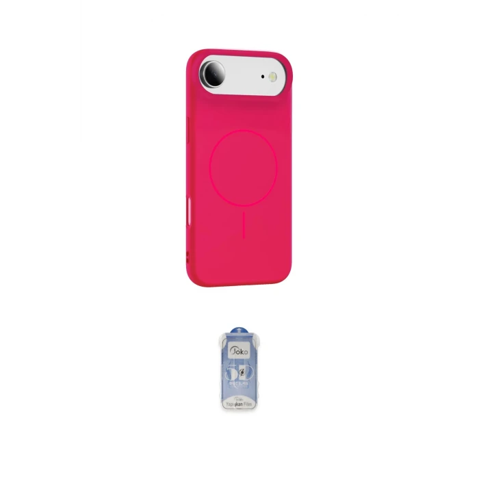 ieg™ iPhone 17 Air Kılıf Yankı Form Serisi - Siyah Joko Magic 5D Cam