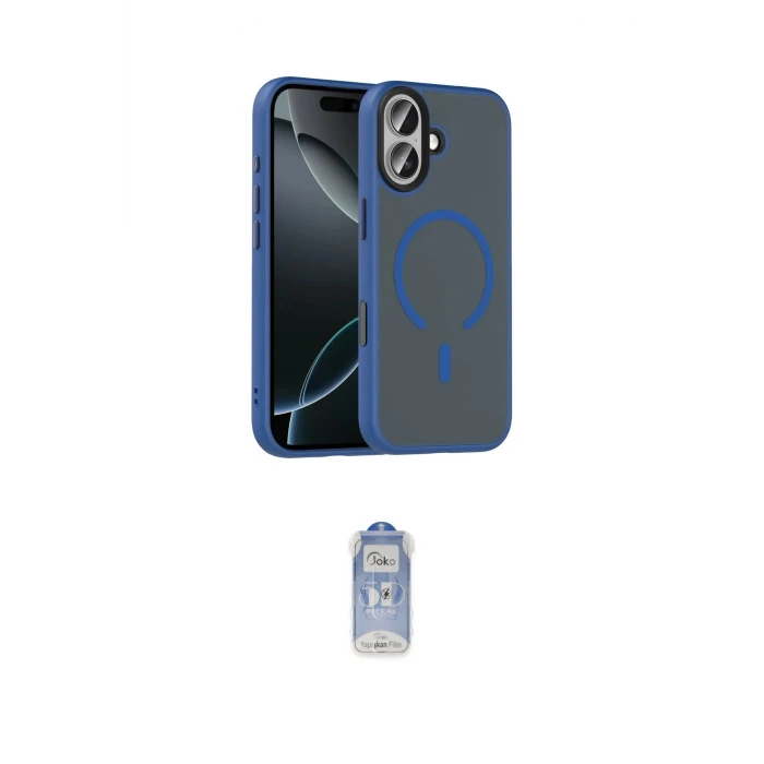 ieg™ iPhone 17 Kılıf Doruk Form Serisi - Siyah Joko Magic 5D Cam