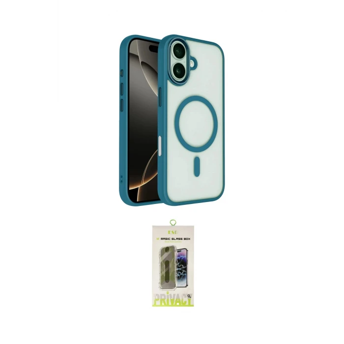 ieg™ iPhone 17 Kılıf Kıvılcım Prime - Siyah Joko Magic 5D Hayalet Cam