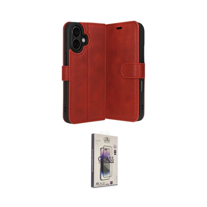 ieg™ iPhone 17 Kılıf Siluet Işık Serisi - Siyah Bilvis 3D Cam Ekran Koruyucu