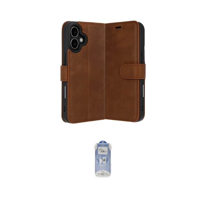 ieg™ iPhone 17 Kılıf Siluet Işık Serisi - Siyah Joko Magic 5D Cam