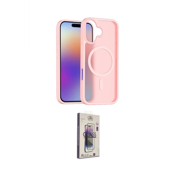 ieg™ iPhone 17 Kılıf Siluet Minimal Prime - Siyah Bilvis 3D Cam Ekran Koruyucu