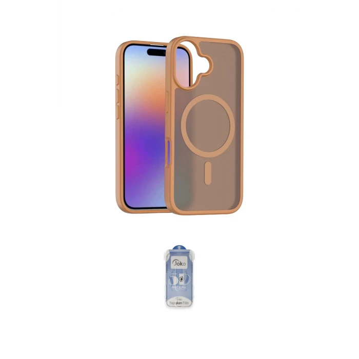 ieg™ iPhone 17 Kılıf Siluet Minimal Prime - Siyah Joko Magic 5D Cam