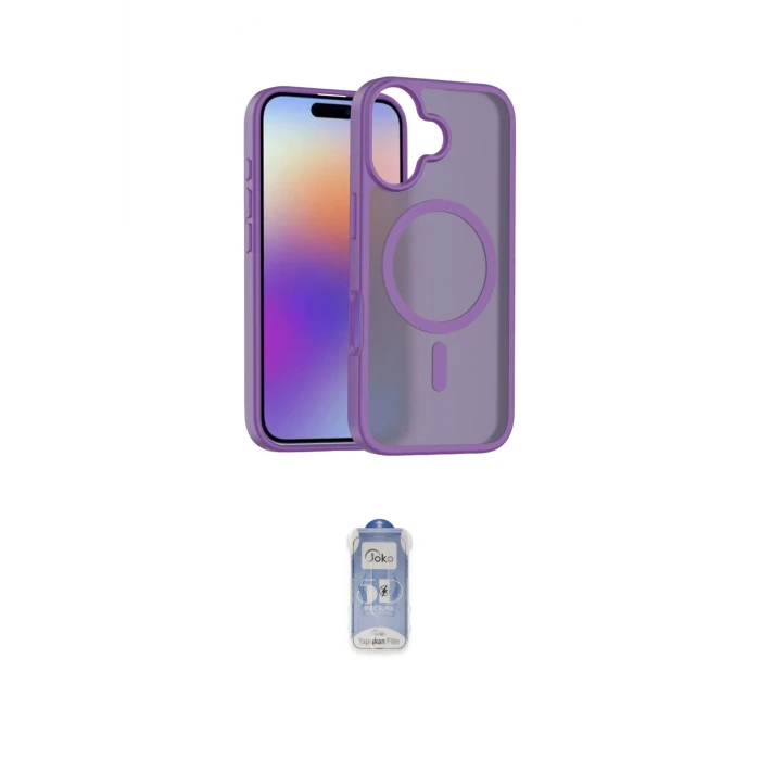 ieg™ iPhone 17 Kılıf Siluet Minimal Prime - Siyah Joko Magic 5D Cam