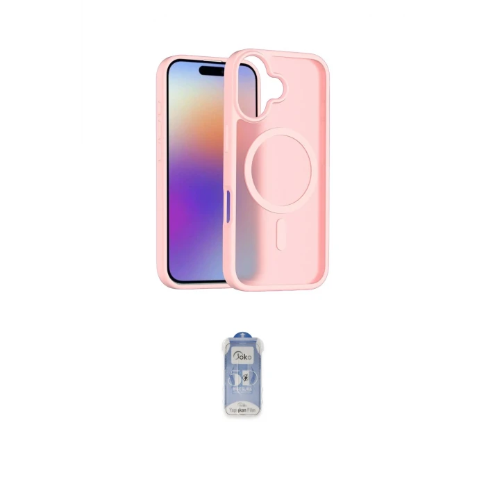 ieg™ iPhone 17 Kılıf Siluet Minimal Prime - Siyah Joko Magic 5D Cam