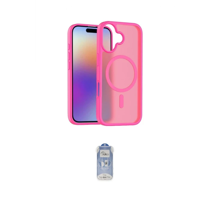 ieg™ iPhone 17 Kılıf Siluet Minimal Prime - Siyah Joko Magic 5D Cam