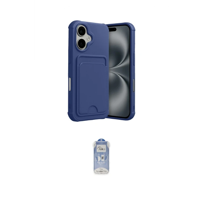 ieg™ iPhone 17 Kılıf Vadi Çizgi Prime - Siyah Joko Magic 5D Cam