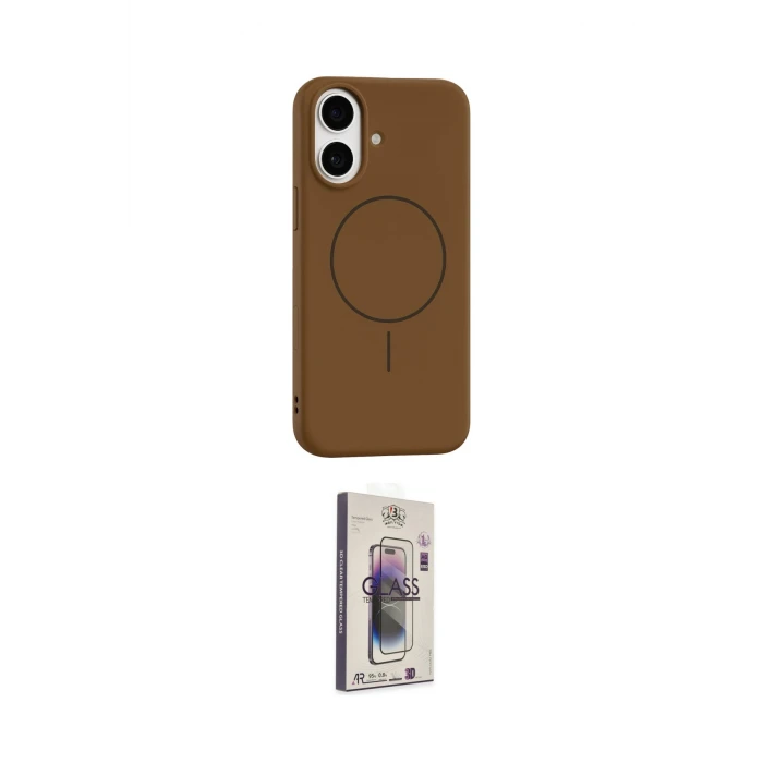 ieg™ iPhone 17 Kılıf Yankı Form Serisi - Siyah Bilvis 3D Cam Ekran Koruyucu