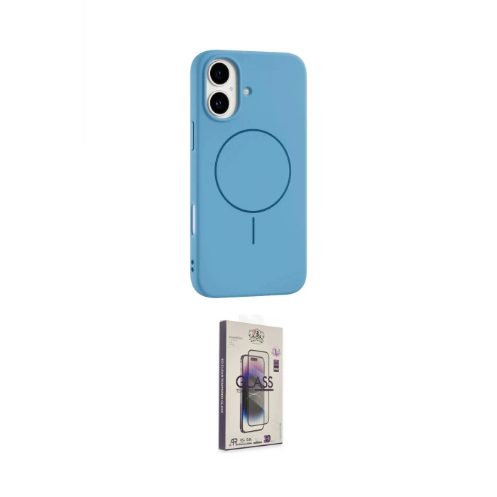 ieg™ iPhone 17 Kılıf Yankı Form Serisi - Siyah Bilvis 3D Cam Ekran Koruyucu