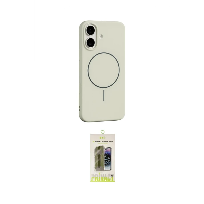 ieg™ iPhone 17 Kılıf Yankı Form Serisi - Siyah Joko Magic 5D Hayalet Cam