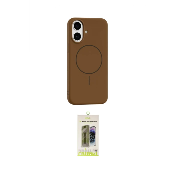 ieg™ iPhone 17 Kılıf Yankı Form Serisi - Siyah Joko Magic 5D Hayalet Cam