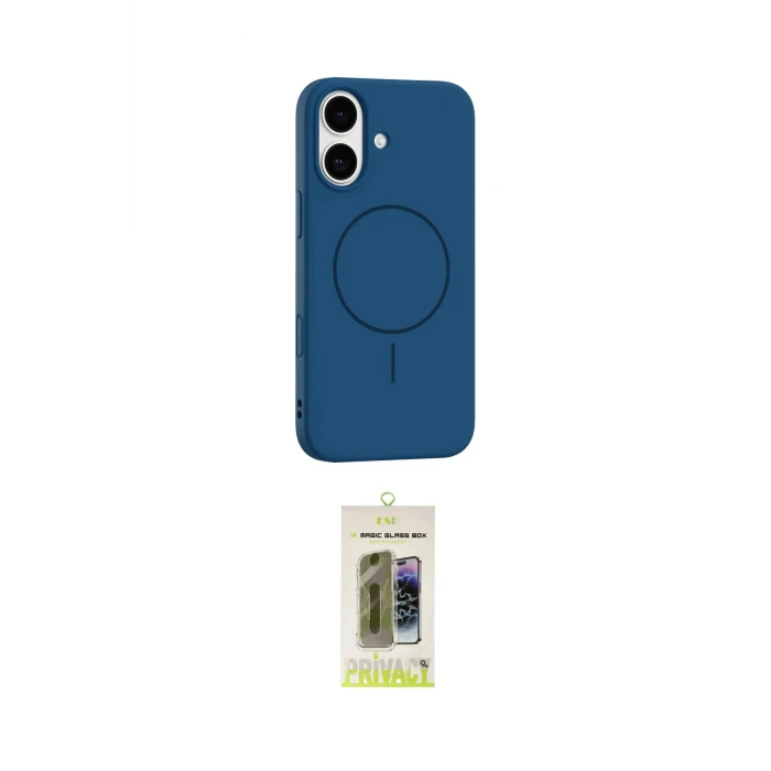 ieg™ iPhone 17 Kılıf Yankı Form Serisi - Siyah Joko Magic 5D Hayalet Cam