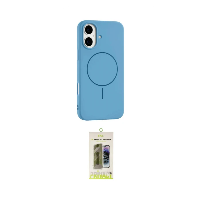 ieg™ iPhone 17 Kılıf Yankı Form Serisi - Siyah Joko Magic 5D Hayalet Cam