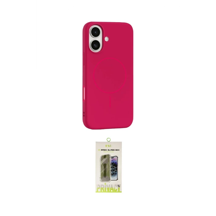 ieg™ iPhone 17 Kılıf Yankı Form Serisi - Siyah Joko Magic 5D Hayalet Cam
