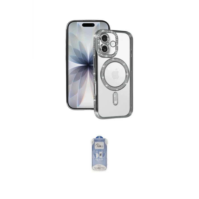 ieg™ iPhone 17 Kılıf Zirve Doku Prime - Siyah Joko Magic 5D Cam