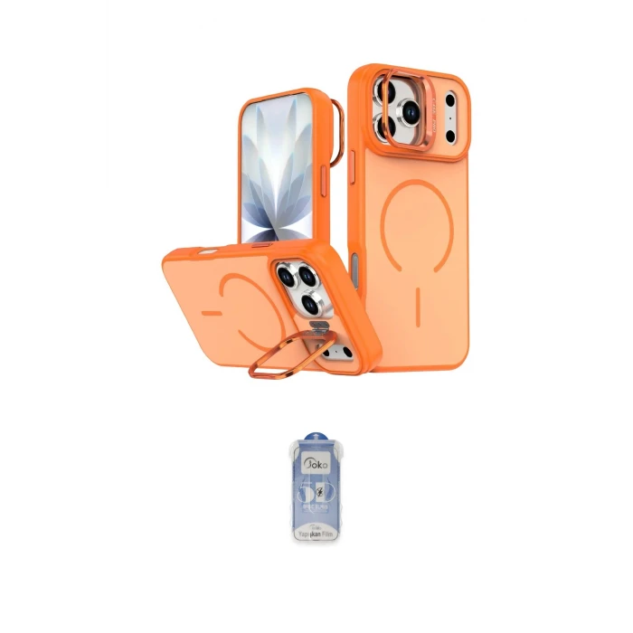 ieg™ iPhone 17 Pro Kılıf Çekirdek Klasik - Siyah Joko Magic 5D Cam