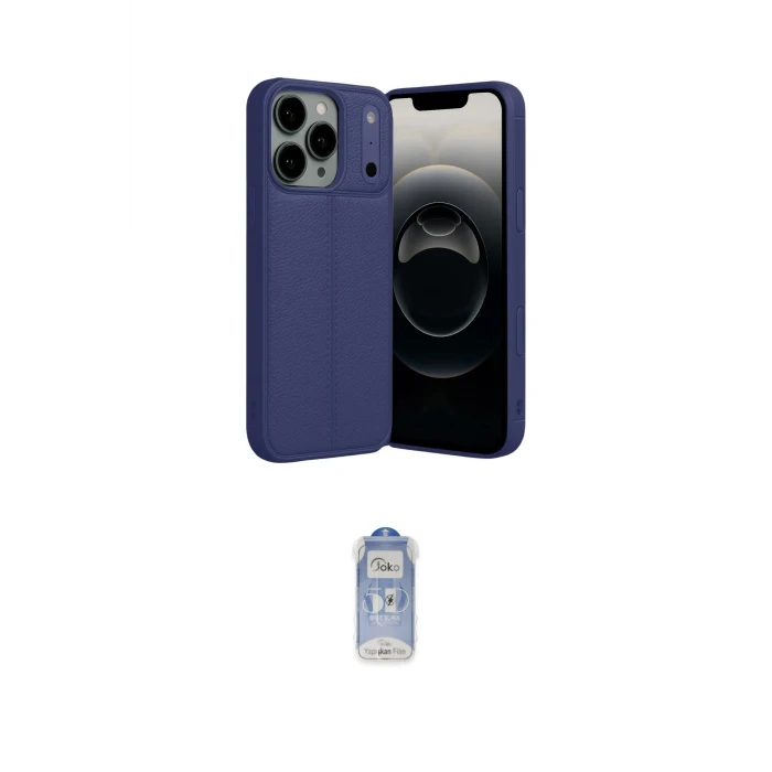 ieg™ iPhone 17 Pro Kılıf Doruk Klasik Özel Seri - Siyah Joko Magic 5D Cam