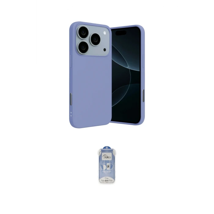 ieg™ iPhone 17 Pro Max Kılıf Ahenk Serisi - Siyah Joko Magic 5D Cam