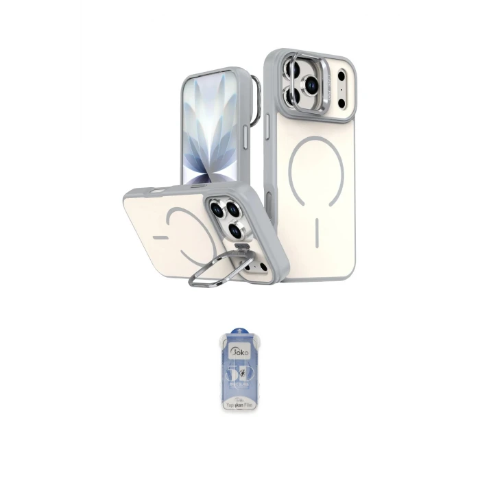 ieg™ iPhone 17 Pro Max Kılıf Çekirdek Klasik - Siyah Joko Magic 5D Cam