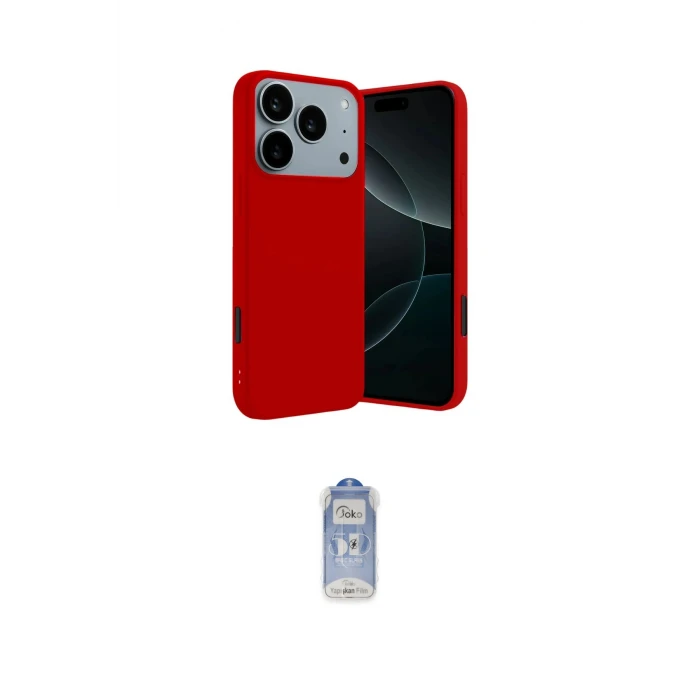 ieg™ iPhone 17 Pro Max Kılıf Kozmos Yansıma Özel Seri - Siyah Joko Magic 5D Cam