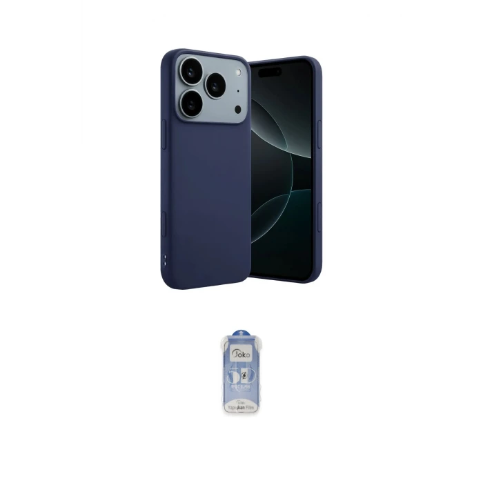 ieg™ iPhone 17 Pro Max Kılıf Kozmos Yansıma Özel Seri - Siyah Joko Magic 5D Cam