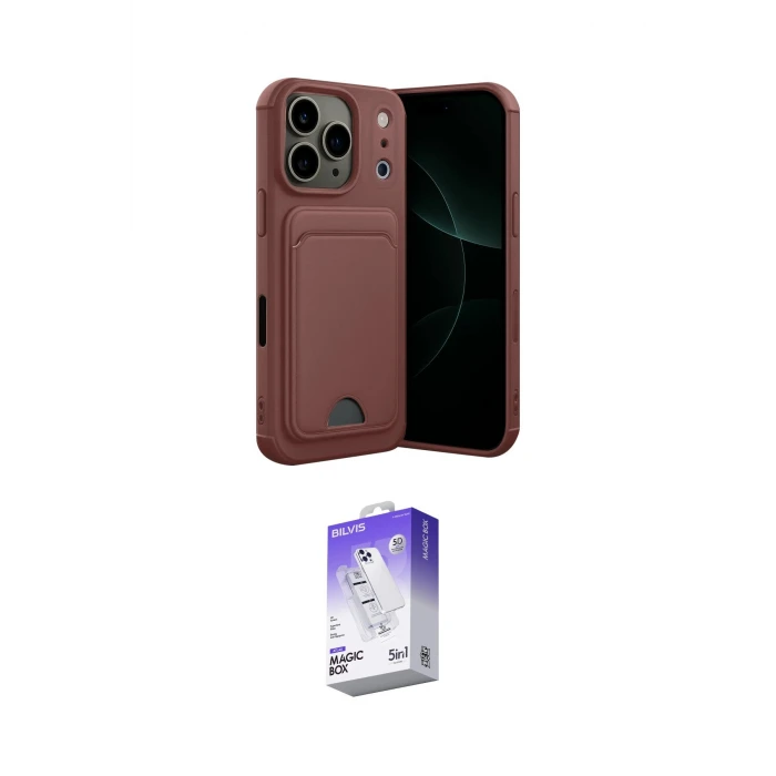 ieg™ iPhone 17 Pro Max Kılıf Vadi Çizgi Prime - Siyah Bilvis 5in1 3D Magic Cam Ekran Koruyucu