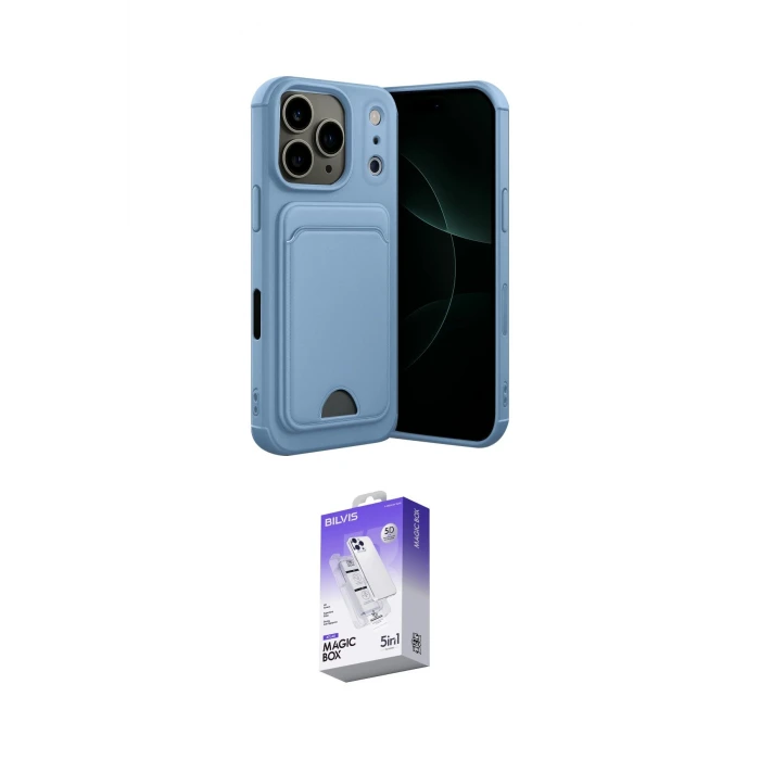 ieg™ iPhone 17 Pro Max Kılıf Vadi Çizgi Prime - Siyah Bilvis 5in1 3D Magic Cam Ekran Koruyucu